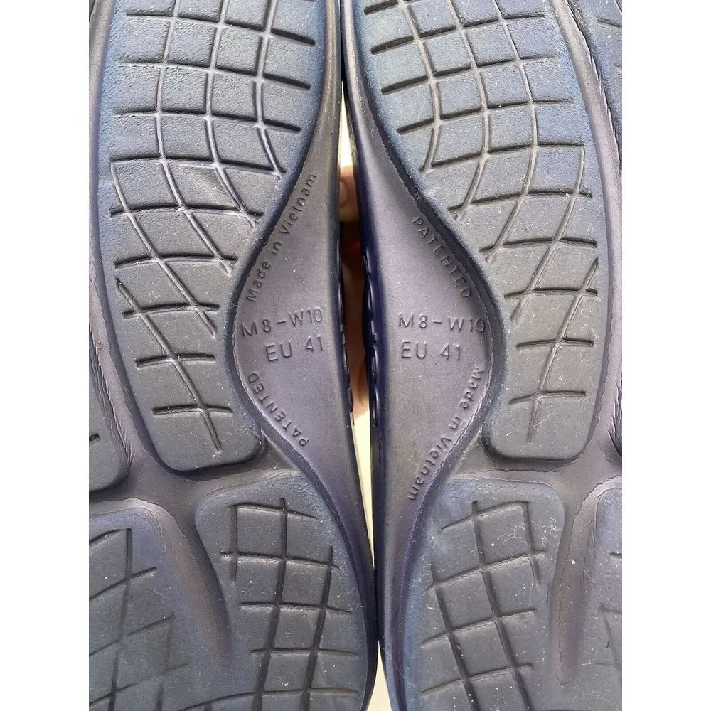 OOFOS Unisex Original Recovery Thong Sandal‎ Navy Mens 8/ Womens 10- Read